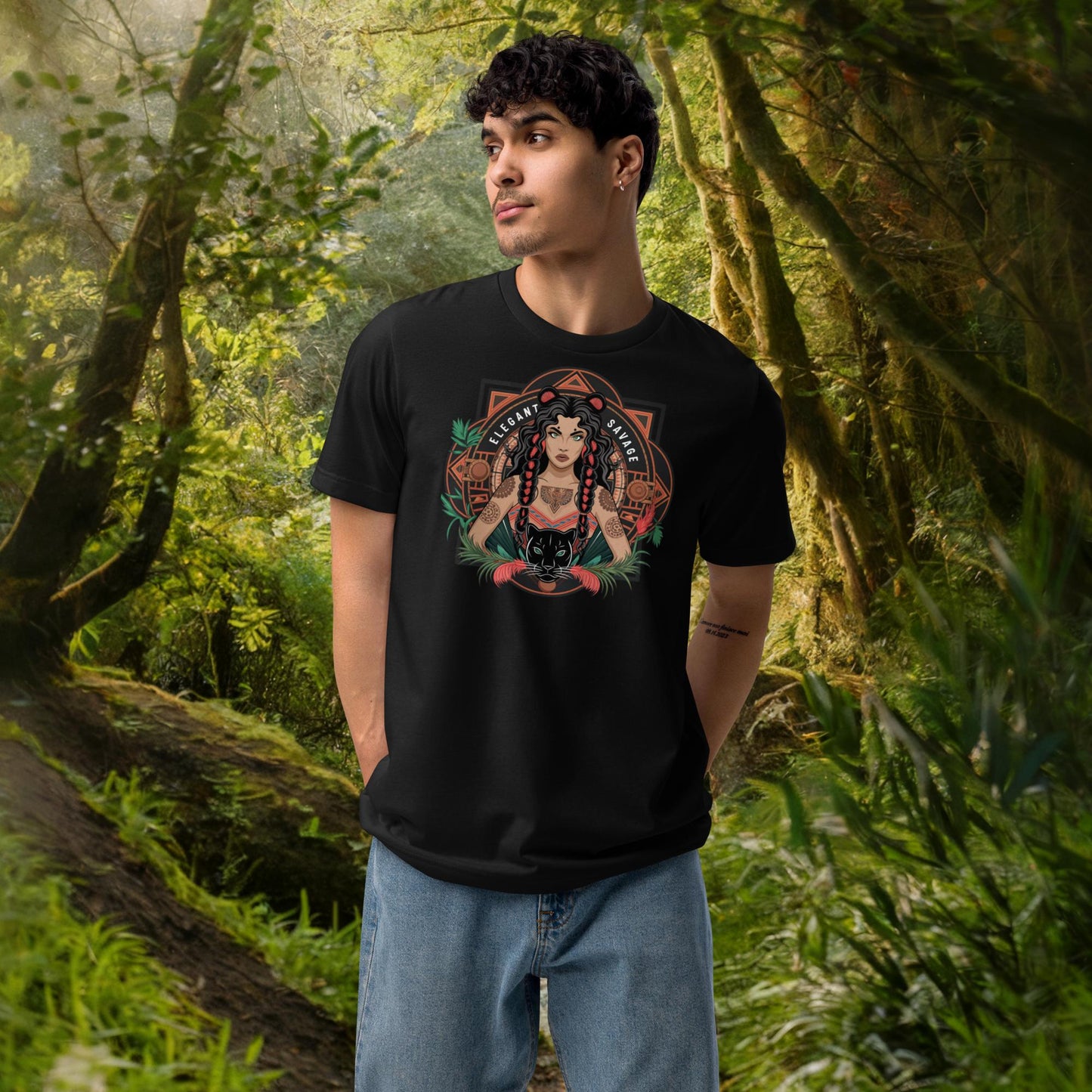 Lightweight Unisex Jungle Empress Eco Tee